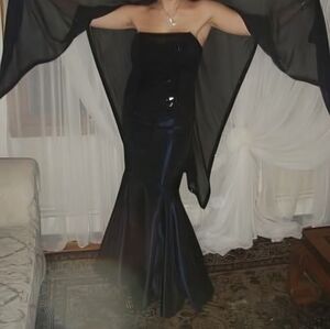 Elegant Black Evening Skirt. Custom made.